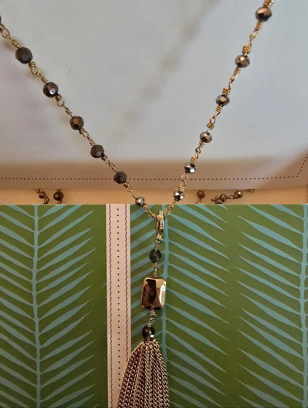 Stella & Dot Retired Gitane Tassel Necklace - Picture 2 of 9